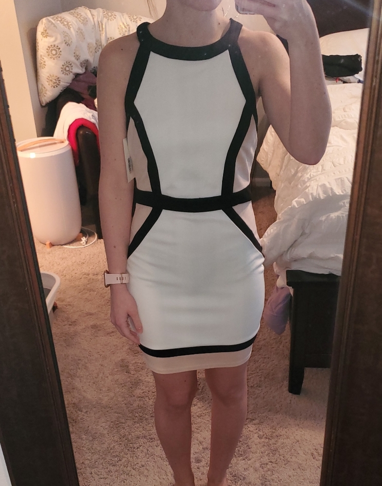 🤍 HP 🤍 Pink Lily S colorblock Cocktail dress